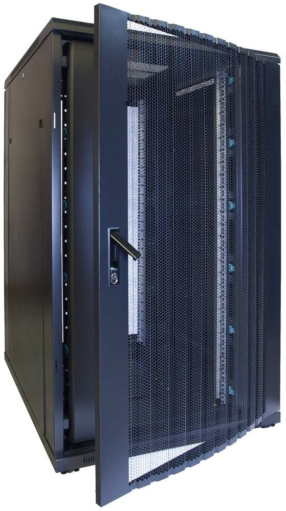 Danicom - 27 HE 19” Serverschrank, mit perforierter Fronttür (BxTxH) 800 x 1000 x 1400mm