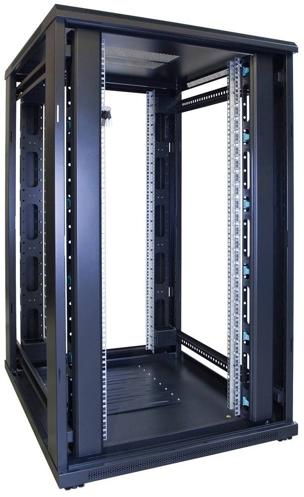 Danicom - 27 HE 19” Serverschrank, mit perforierter Fronttür (BxTxH) 800 x 1000 x 1400mm