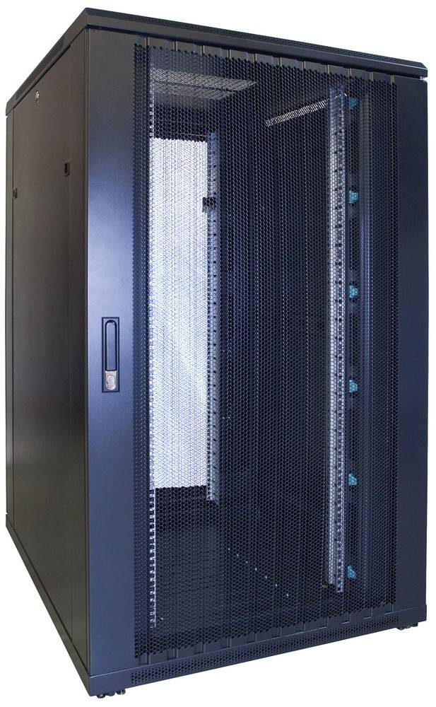 Danicom - 27 HE 19” Serverschrank, mit perforierter Fronttür (BxTxH) 800 x 1000 x 1400mm