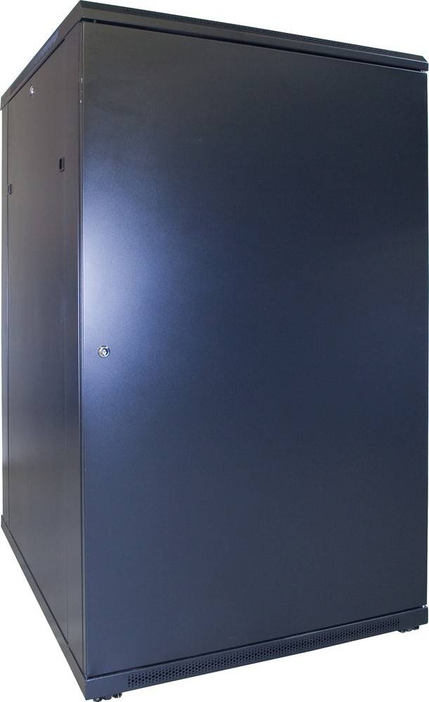 Danicom - 27 HE 19” Serverschrank, mit Glastür (BxTxH) 800 x 1000 x 1400mm