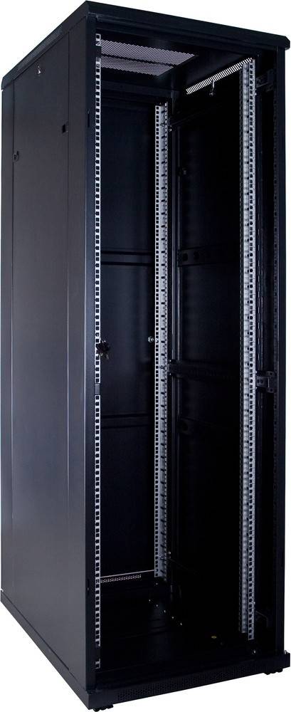Danicom - 37 HE 19” Serverschrank, mit Glastür (BxTxH) 600 x 800 x 1800mm