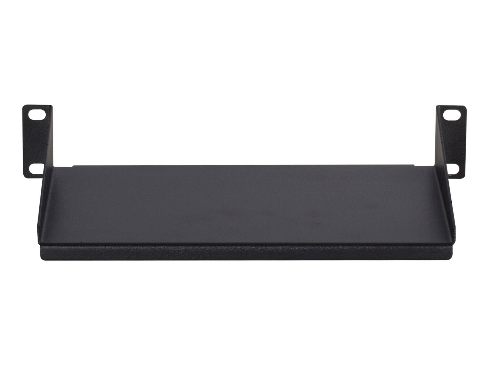 Danicom - 10” Fachboden, 1 HE, für 10” Serverschränke, Schwarz, (BxTxH) 250 x 136 x 44 mm