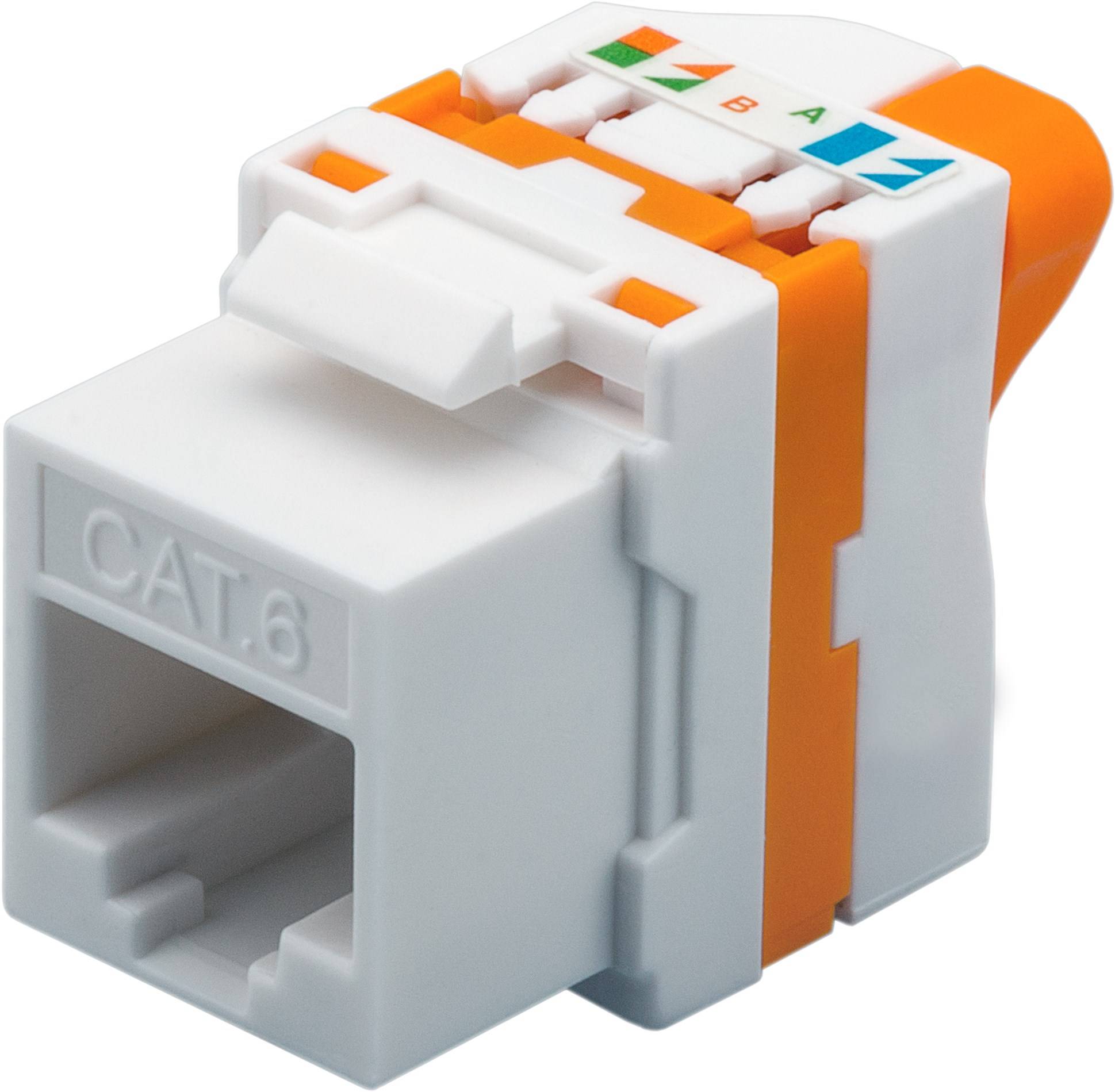 Danicom - CAT6 UTP Keystone Netzwerkstecker - Toolless Twist