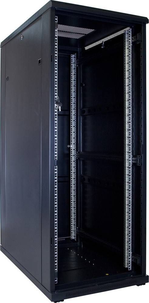 Danicom - 32 HE 19” Serverschrank, mit Glastür (BxTxH) 600 x 1000 x 1600mm