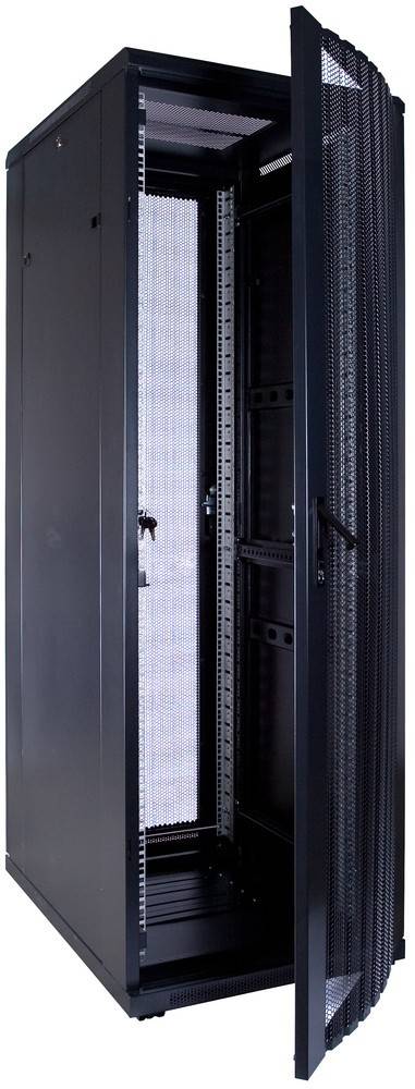 Danicom - 37 HE 19” Serverschrank, mit perforierter Fronttür (BxTxH) 600 x 800 x 1800mm