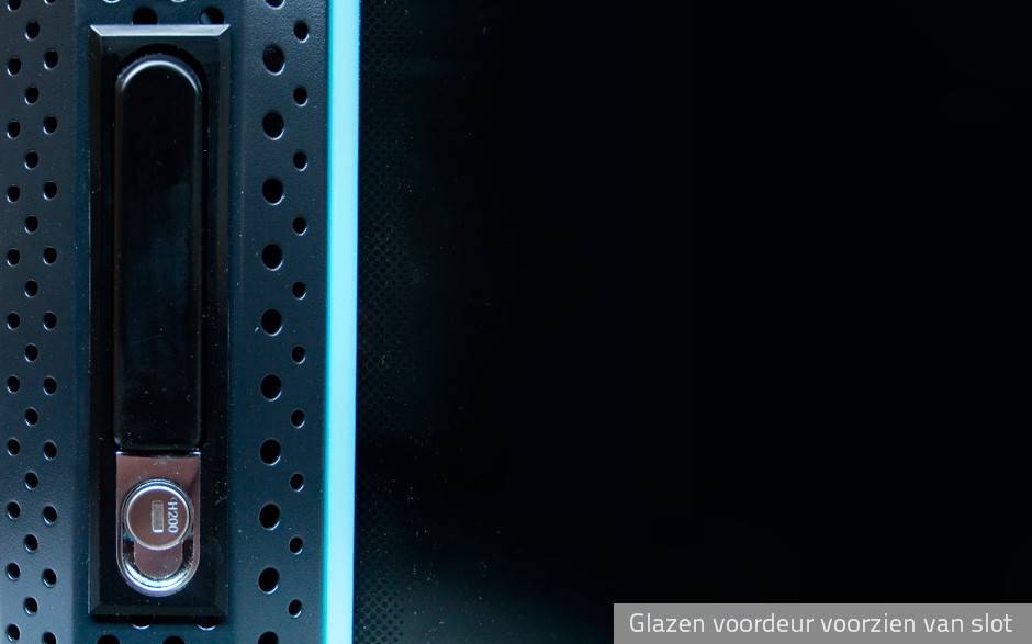 Danicom - 42 HE 19” Serverschrank, mit Glastür (BxTxH) 600 x 1200 x 2000mm