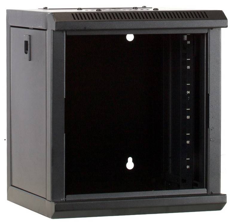 Danicom - 4 HE, 10” Serverschrank, mit Glastür, (BxTxH) 312x310x264mm