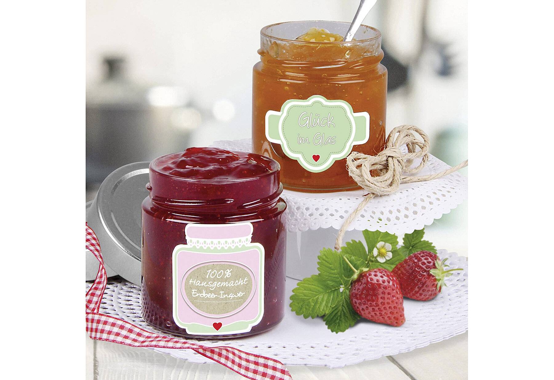 Dr. Oetker Etiketten, Siegel zum Aufkleben und Dekorieren, Einmachetiketten zum Beschriften -