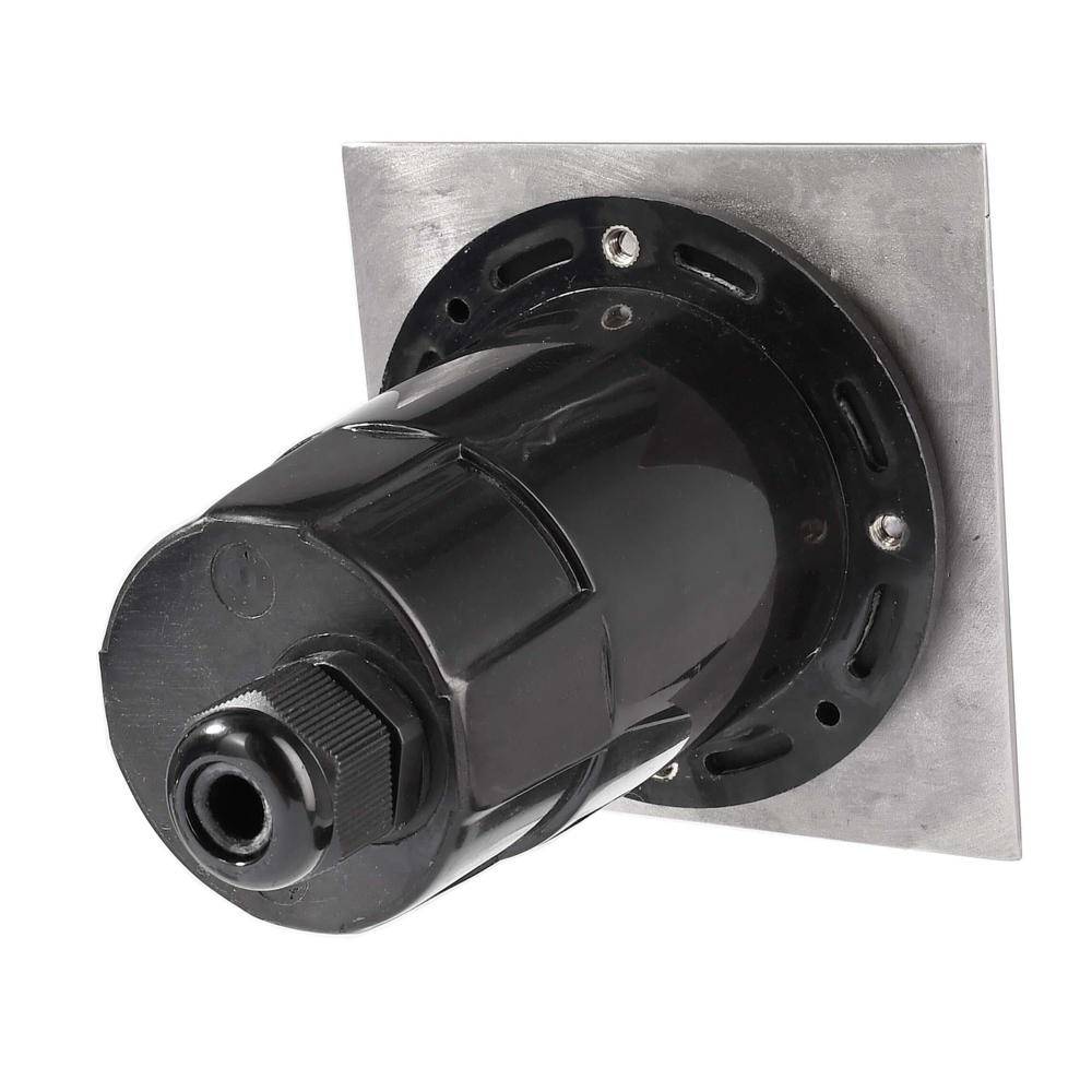 Bodeneinbaustrahler Aton in Schwarz GU10 IP67 eckig