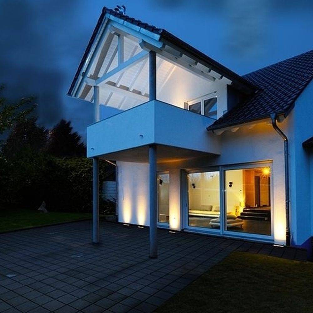 LED Bodeneinbaustrahler Line in Silber 4,5W 3000K IP67