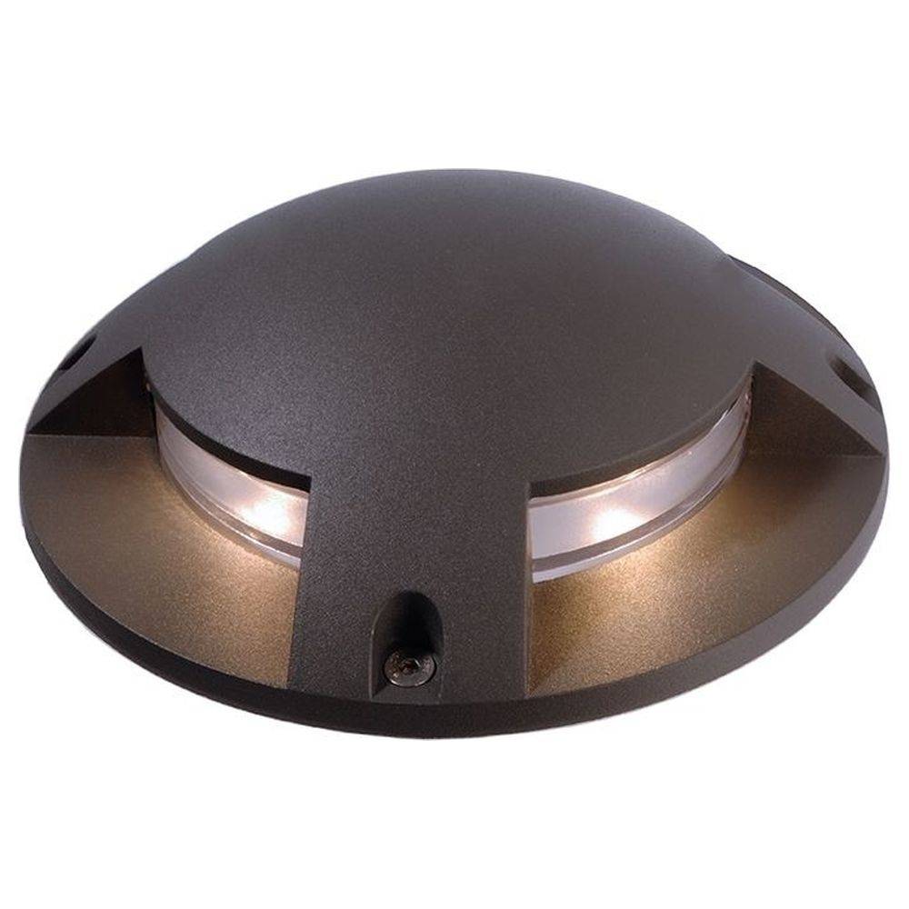 LED Bodenaufbauleuchte Helios IV in Dunkelgrau und Transparent 4W 150lm IP67