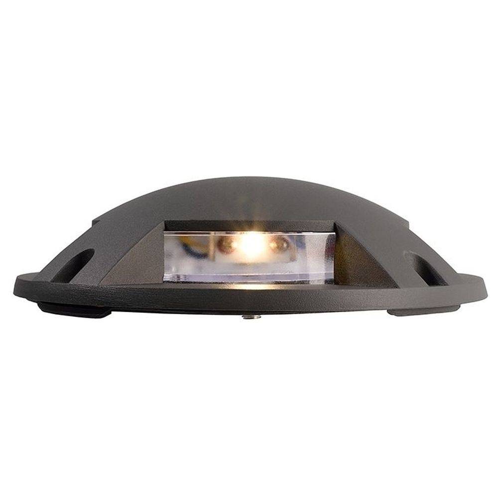 LED Bodenaufbauleuchte Helios IV in Dunkelgrau und Transparent 4W 150lm IP67