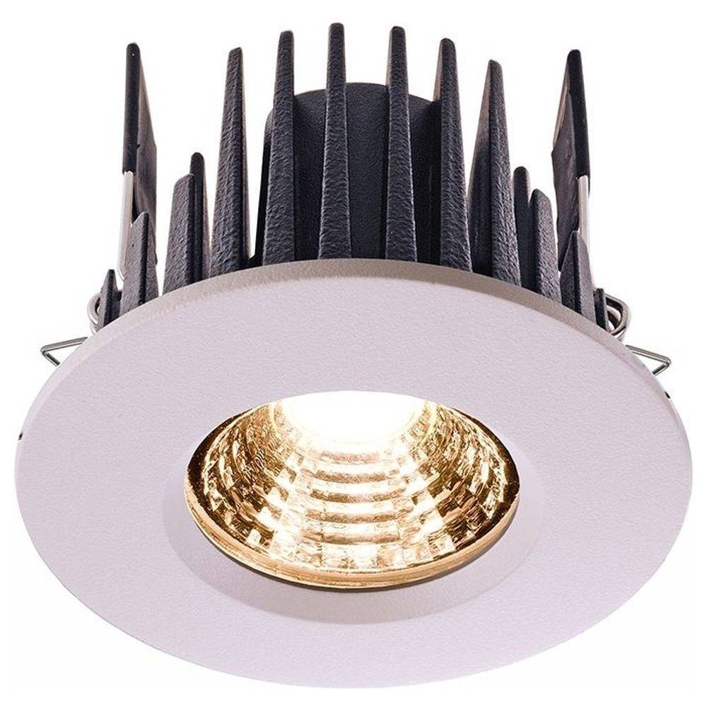 LED Deckeneinbaustrahler COB 68 aus Aluguss in weiß, 4200K, neutralweiß, IP65