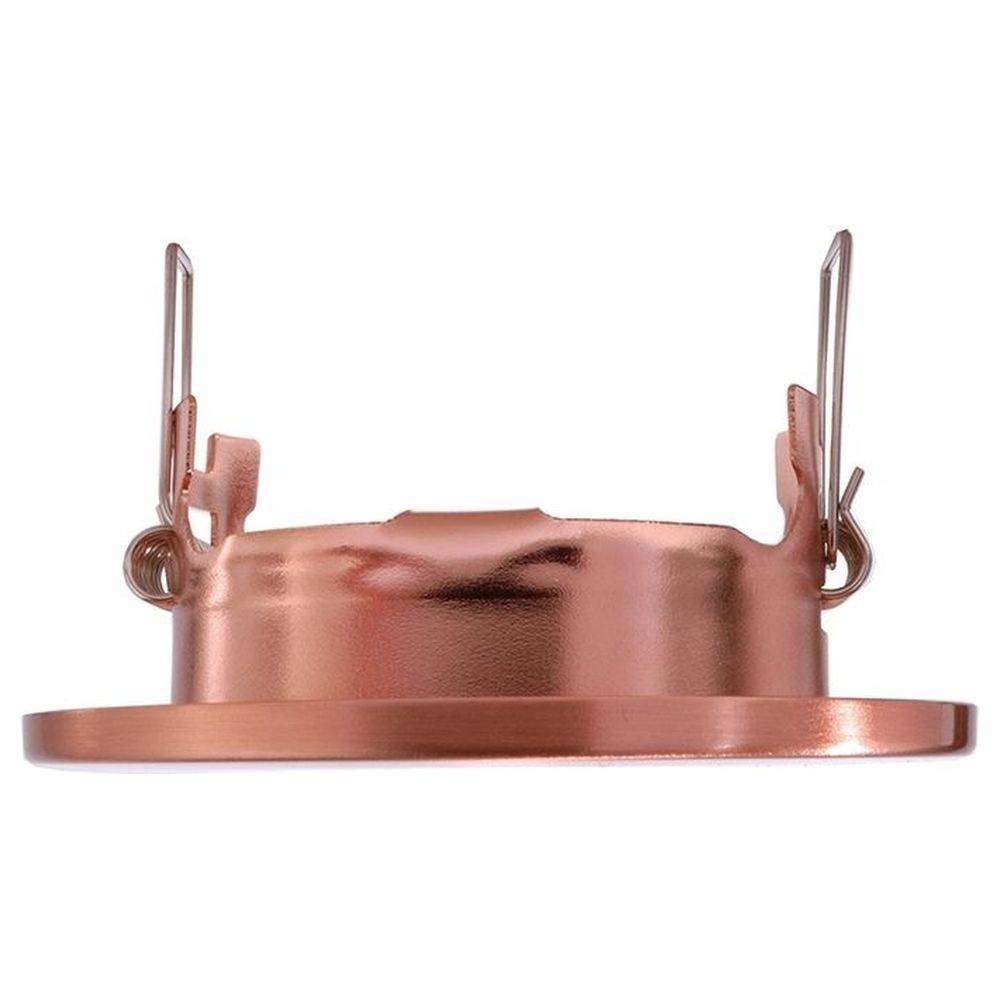 Deckeneinbauring in Kupfer