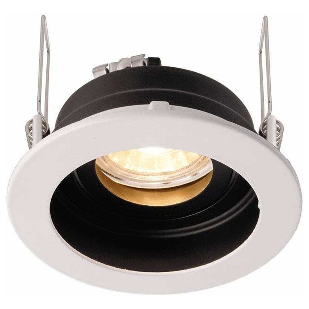 Deckeneinbauring Enif in Schwarz und Weiß