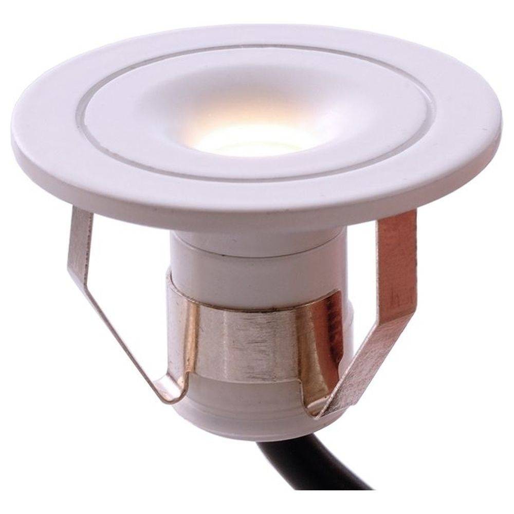 LED Deckeneinbauleuchte Punto Lumi in Weiß 1W 350mA IP44