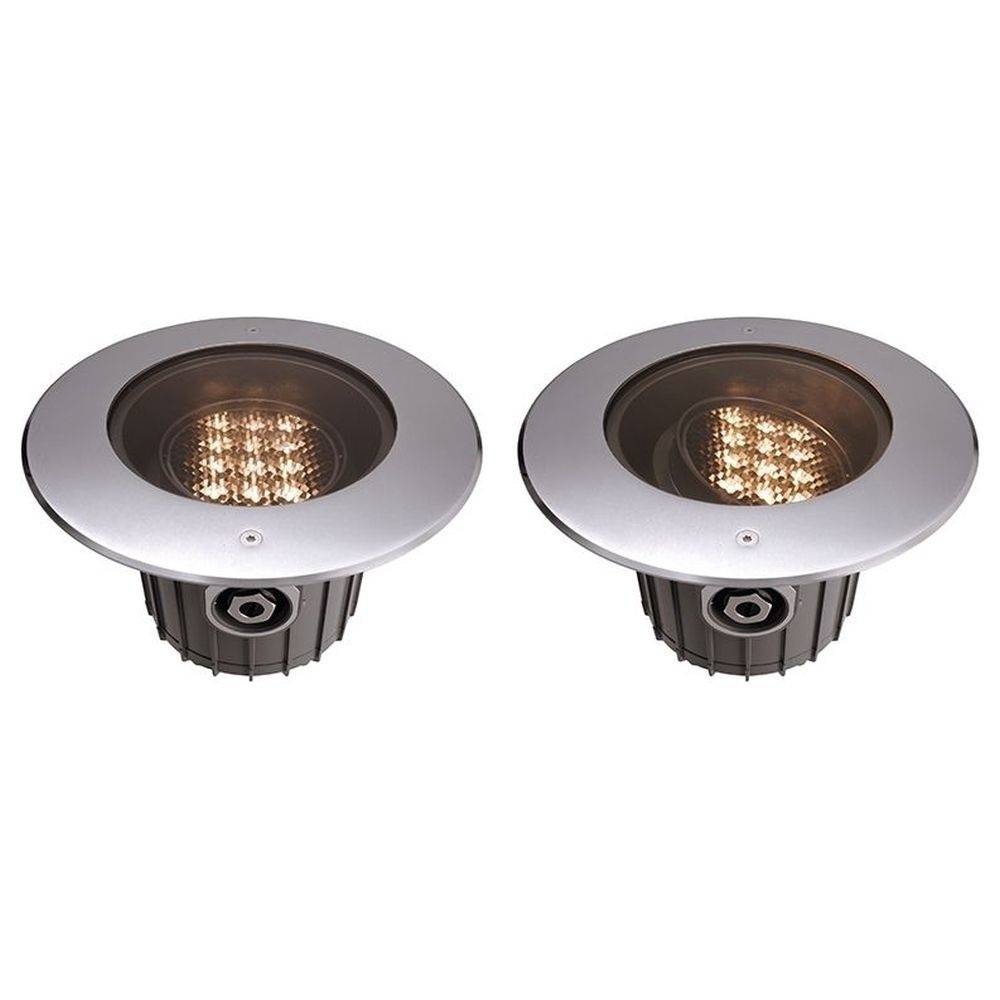 LED Bodeneinbaustrahler Soft Flex 18 in Silber 18W 770lm IP67