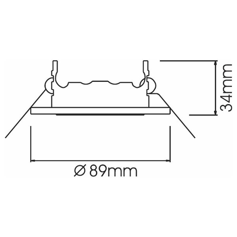 Deckeneinbaustrahler in Schwarz-matt Rund GU5,3 schwenkbar