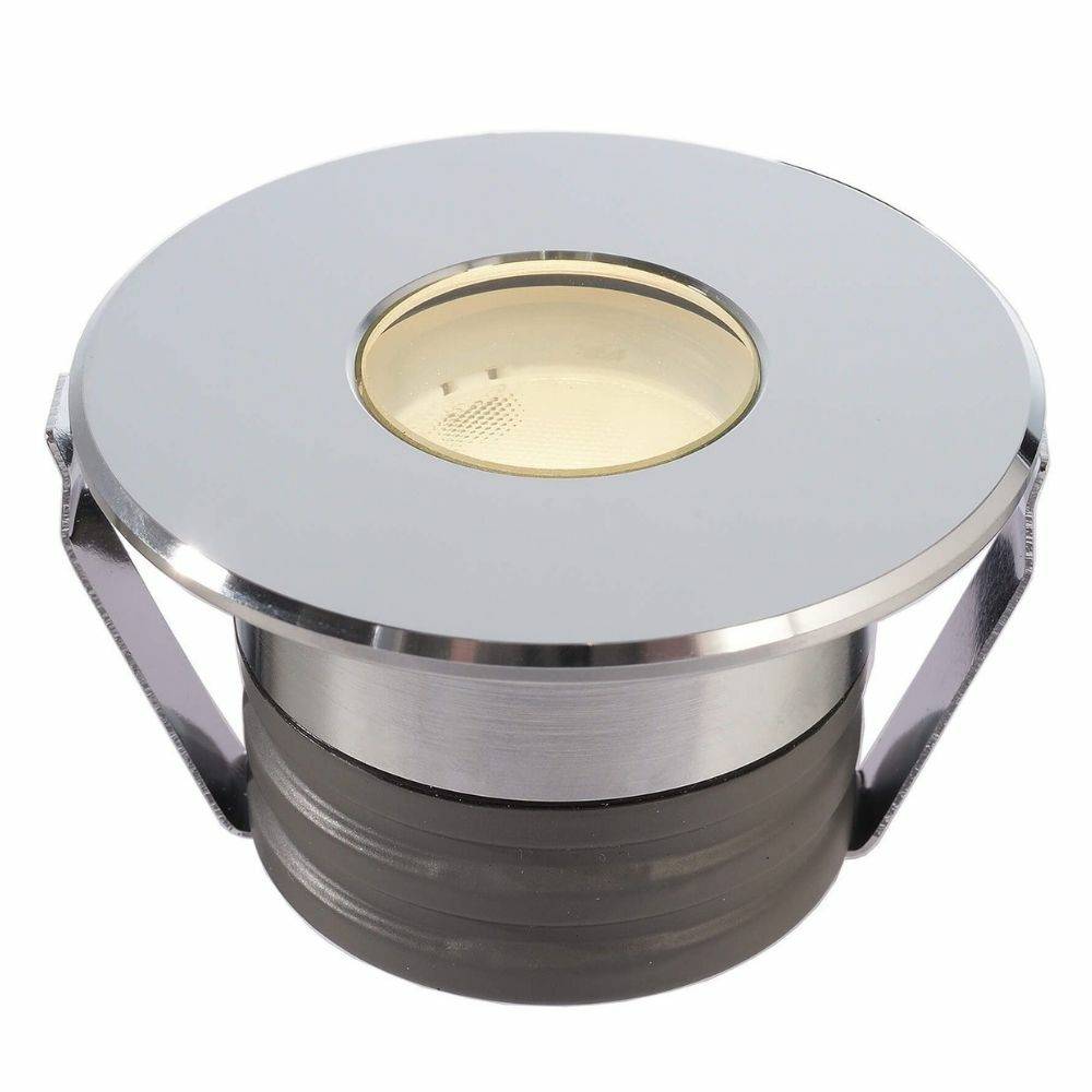 LED Bodeneinbaustrahler Peacock in Edelstahl 2,9W 150lm IP67