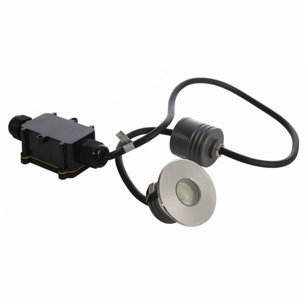 LED Bodeneinbaustrahler Peacock in Edelstahl 2,9W 150lm IP67