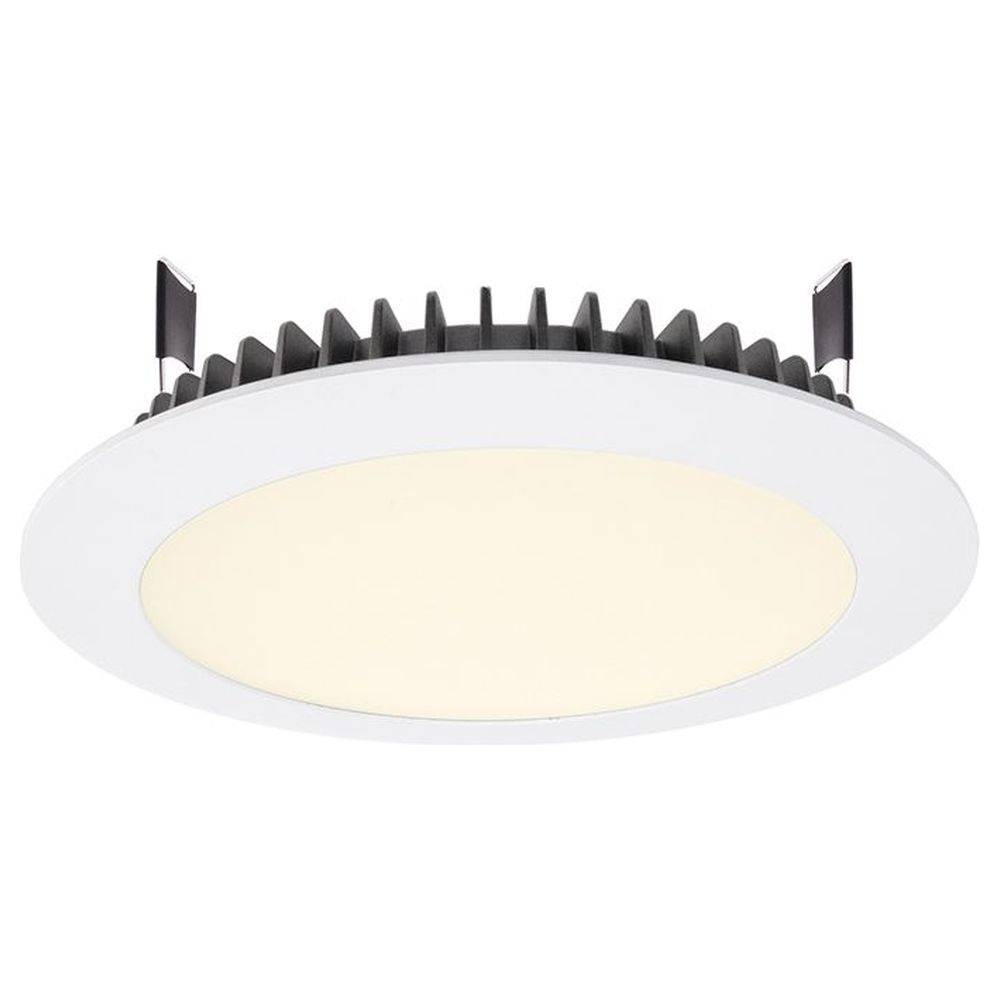 LED Deckenpanel Round III 26 in Weiß-Satiniert 26W 2680lm 3000K