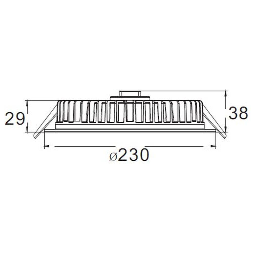 LED Deckenpanel Round III 26 in Weiß-Satiniert 26W 2680lm 3000K