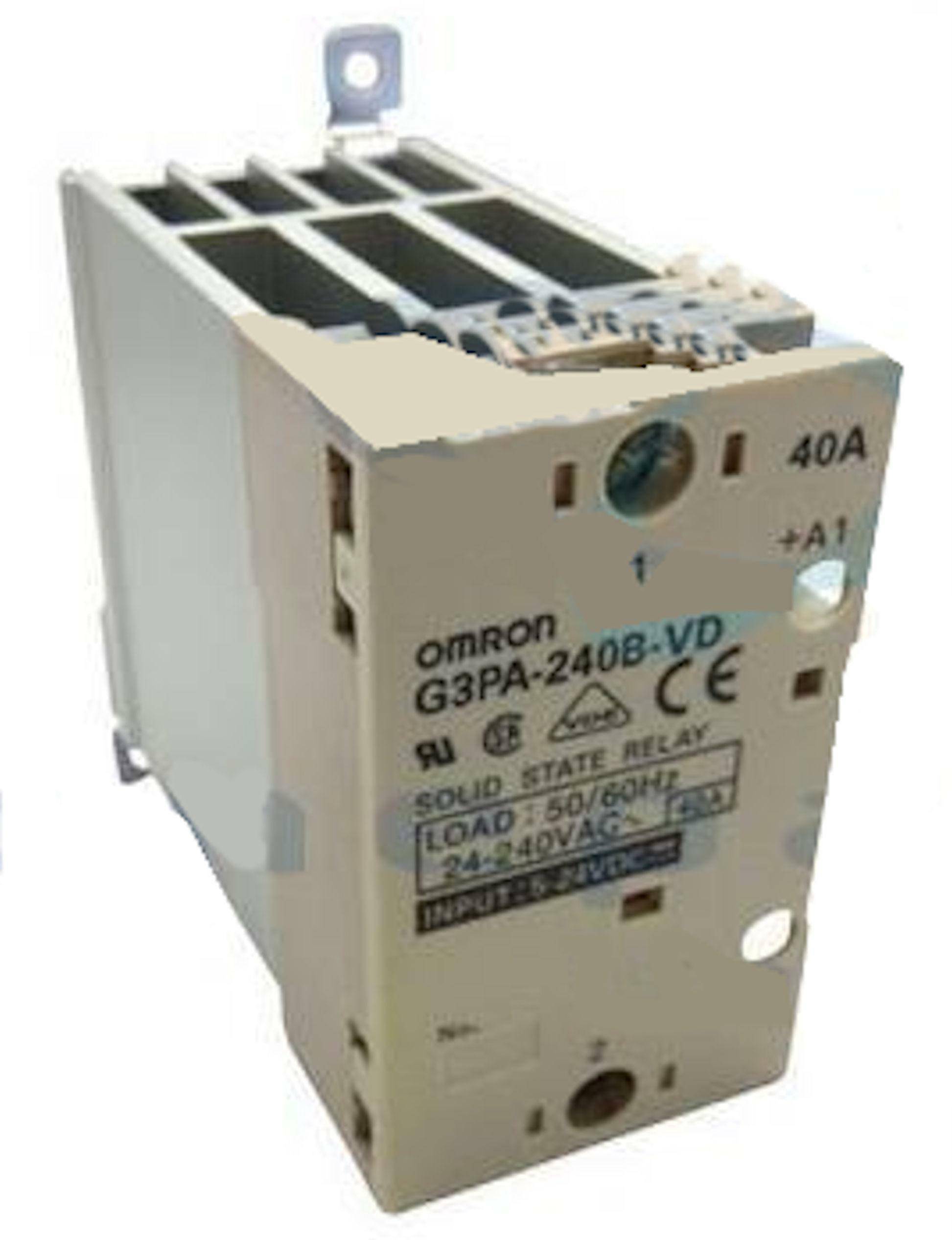 Omron G3PA DIN-Schienen Halbleiterrelais mit Nulldurchgang 264 V / 40 A