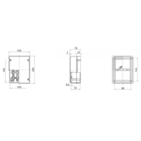 GW44207 - Grau - 190 mm - 70 mm - 140 mm GW44207 - Grau - 190 mm - 70 mm - 140 mm