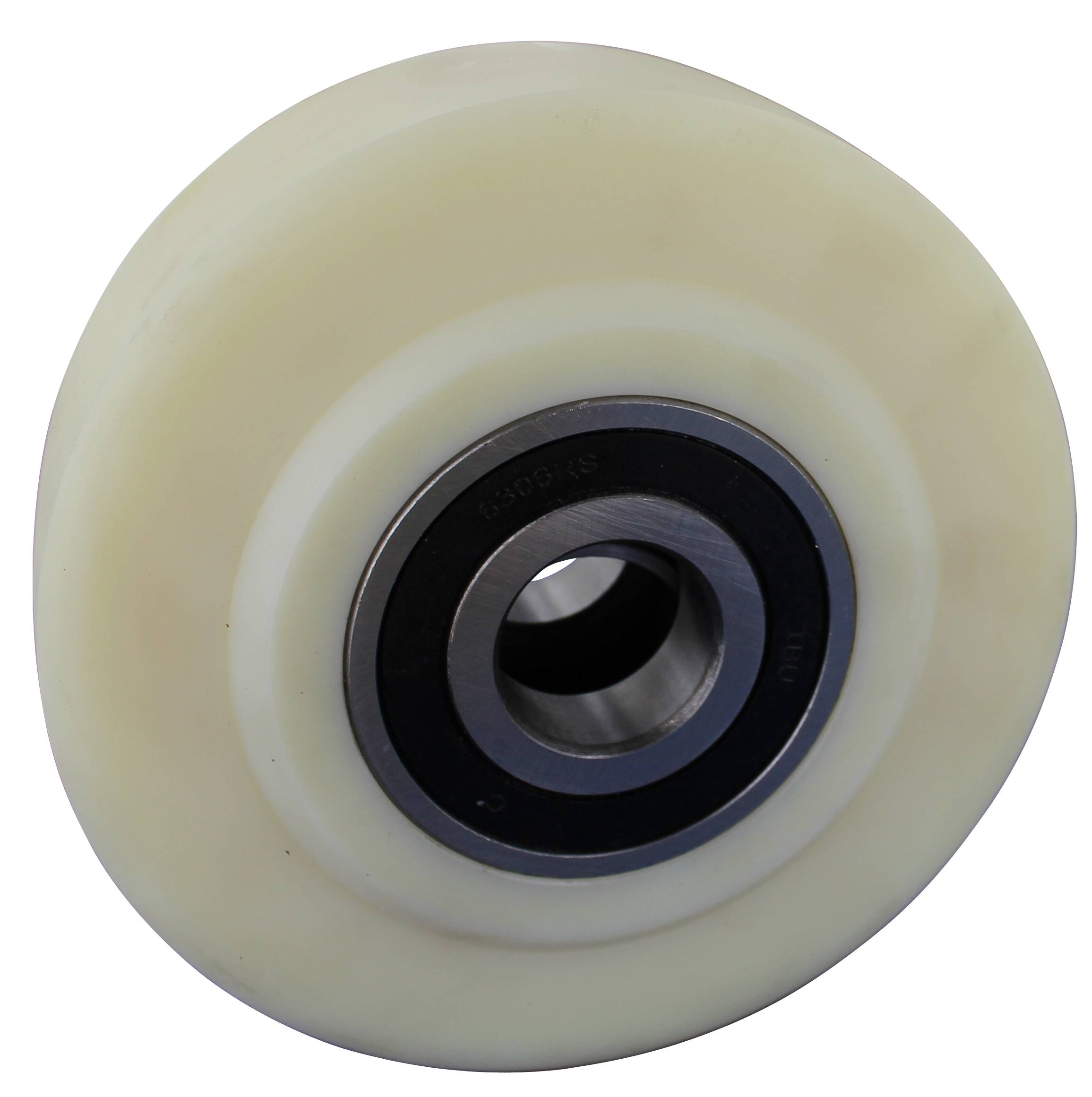 Lenkrolle mit Feststeller Rad Polyamid Ø2x 250x80 mit Kugellager & Anschraubplatte Bauhöhe 330mm Tragfähigkeit 6000 kg