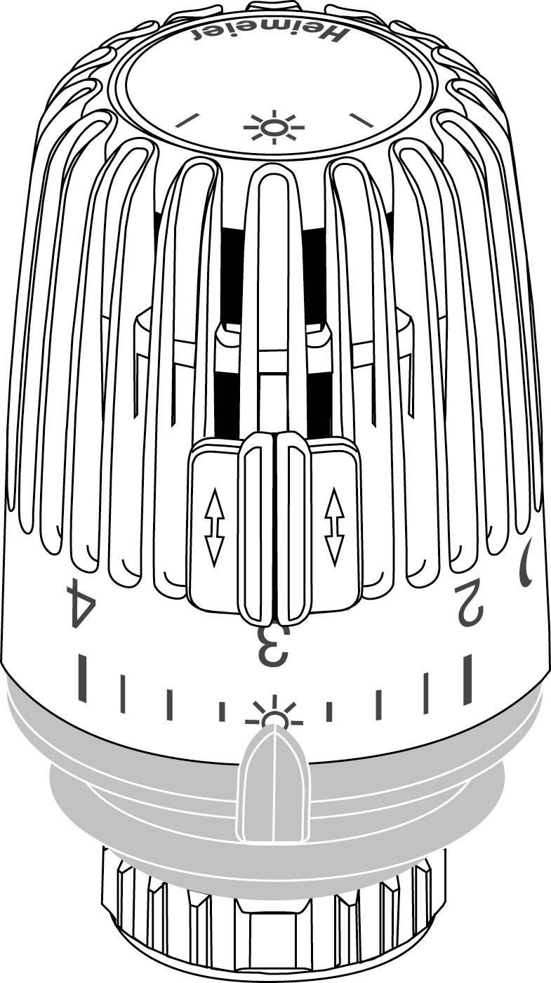 HEIMEIER Thermostat-Kopf K Standard