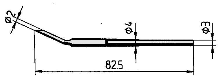 Entlötspitzen-Satz ellipsenförmig 2,0 mm, 0422MD
