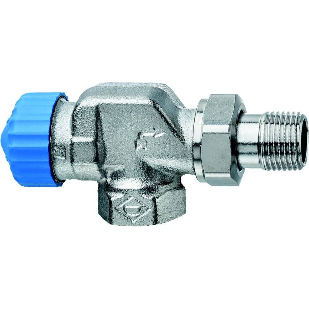 IMI Heimeier Thermostat-Ventilunterteil mit geringem Widerstand, Axialform DN 15
