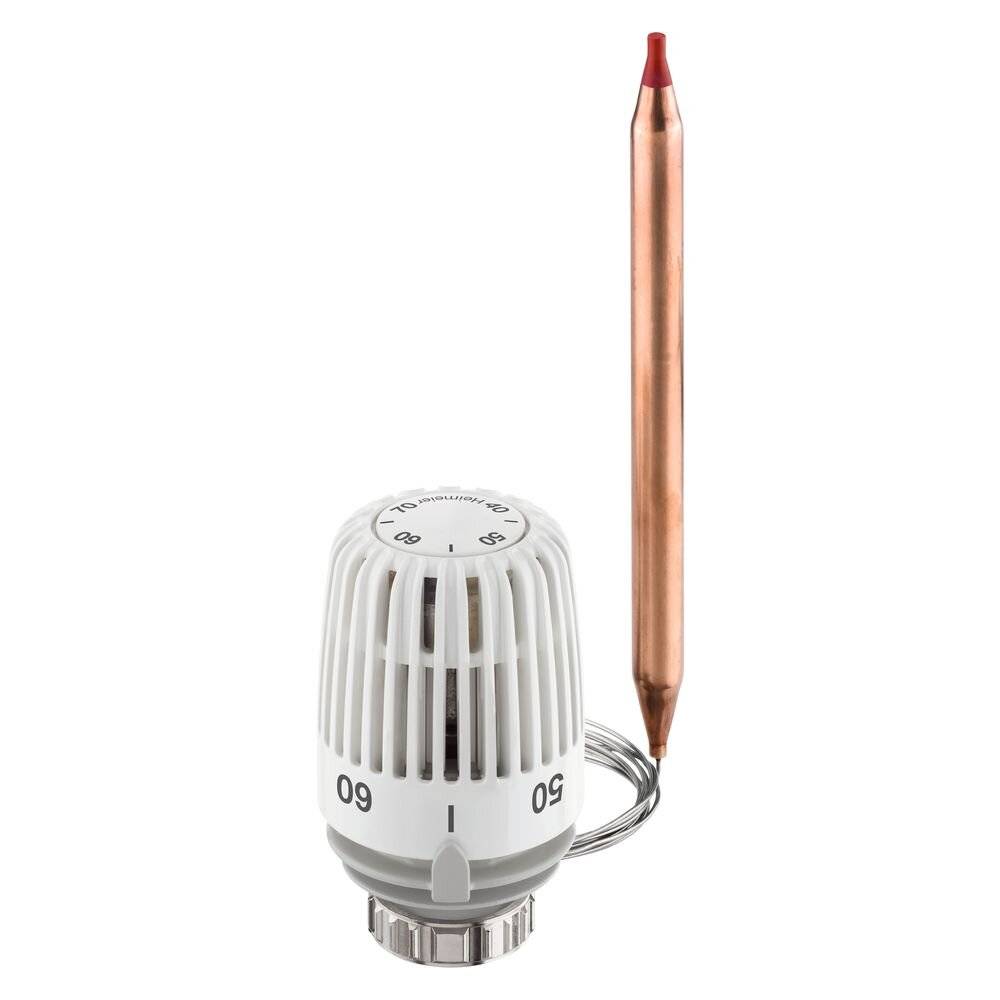 Heimeier Thermostat-Kopf K 40-70 GradC, Kapillarrohrlänge 2 m, weiß