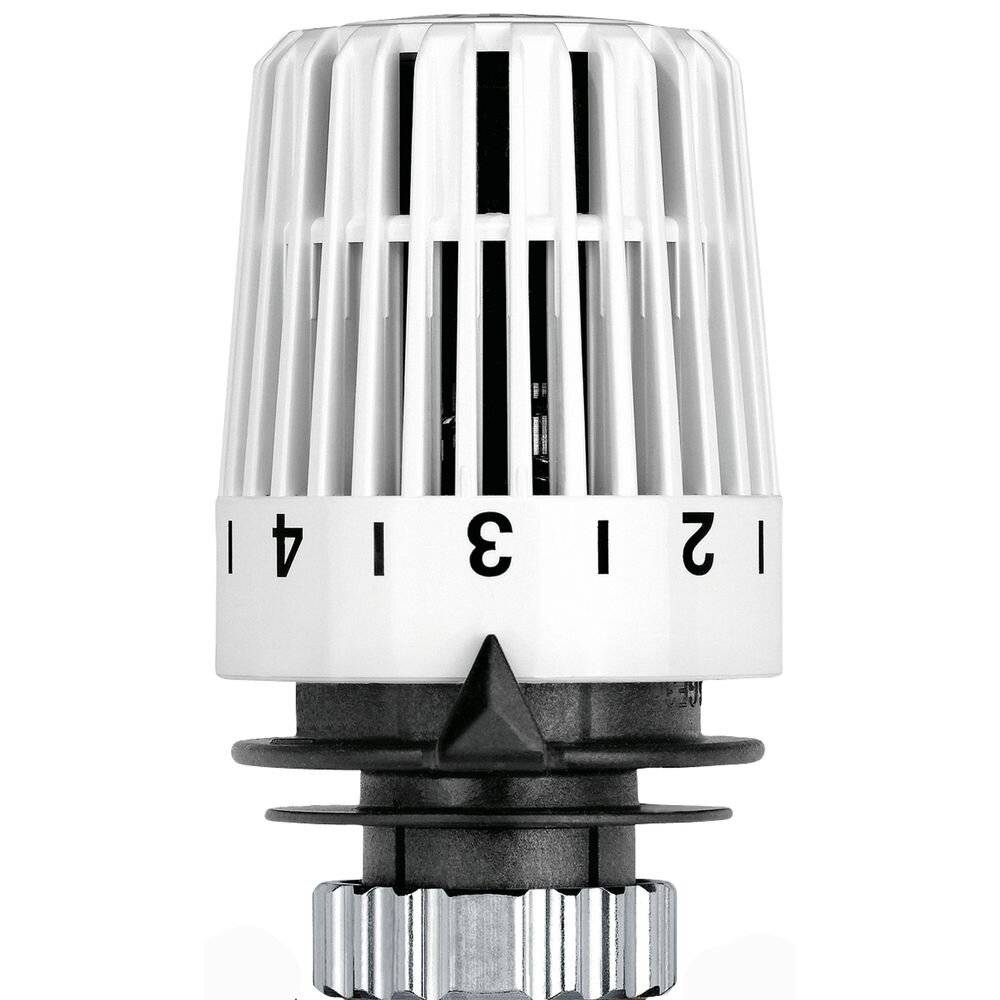 IMI Heimeier Thermostat-Regler RTL, gerade, für Rücklauftemperaturbegrenzer, Anschluss M30x1,5, Weiß