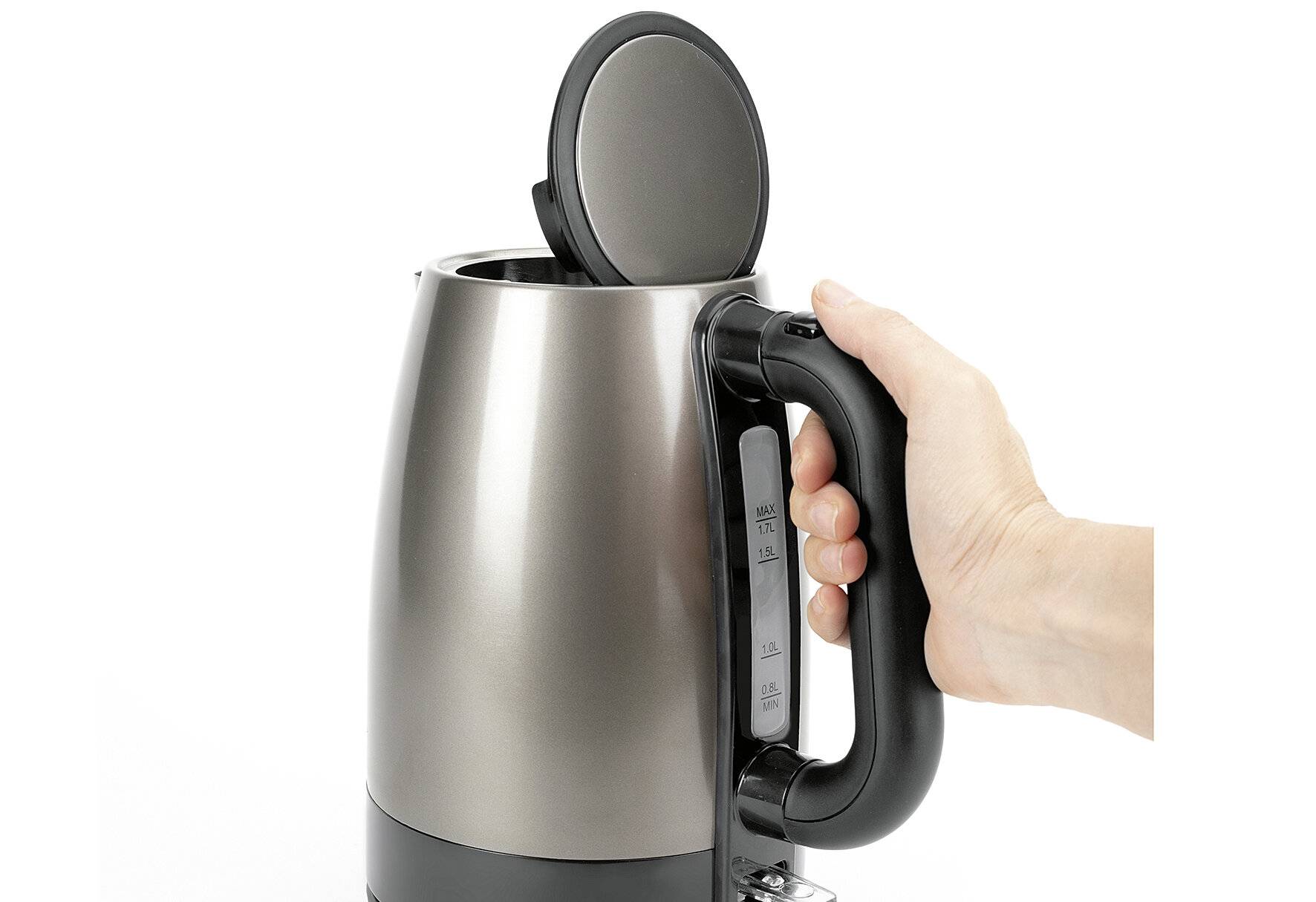 Black+Decker BXKE2201E Wasserkocher, 2200, Stainless Steel,