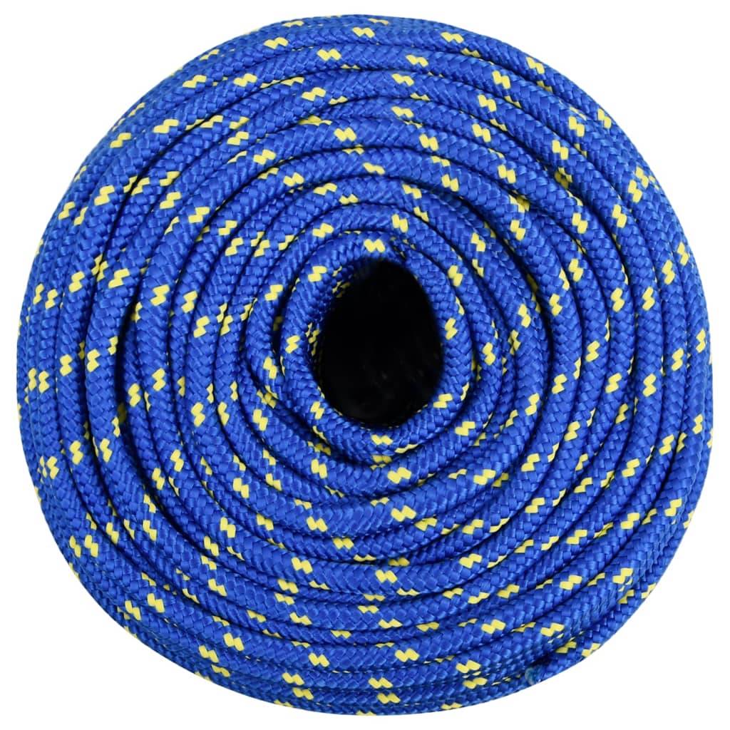 vidaXL Bootsseil Blau 10 mm 500 m Polypropylen