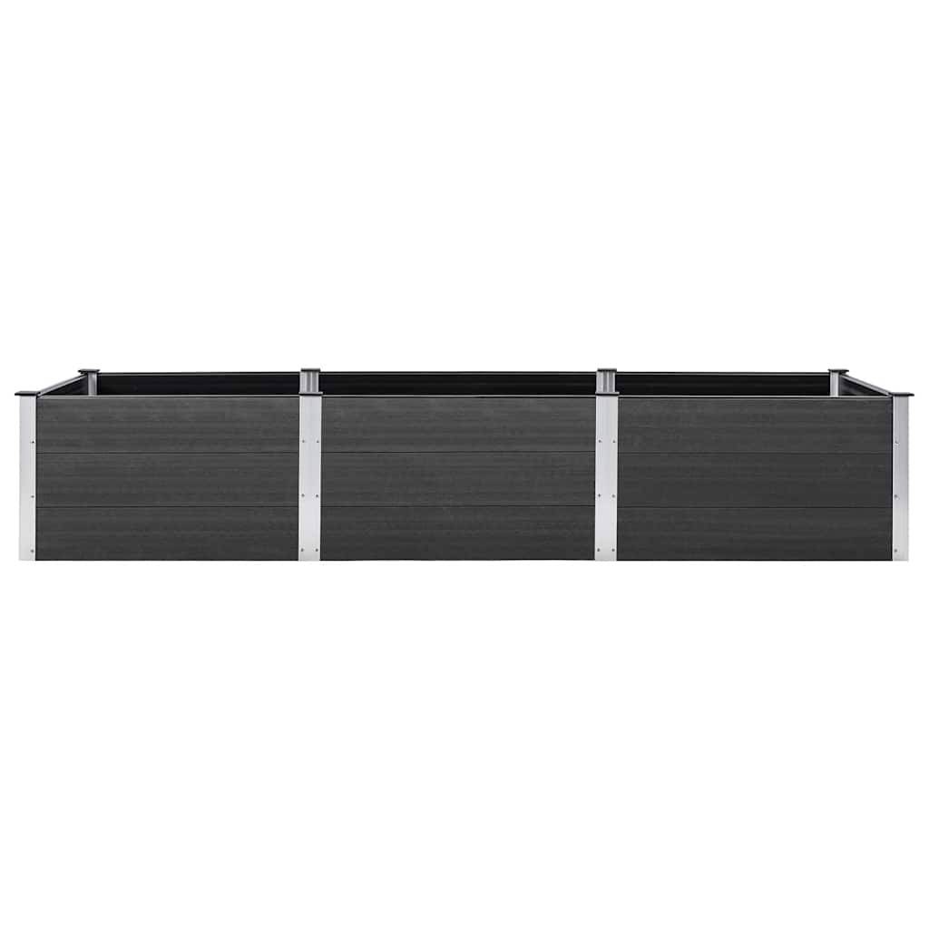 vidaXL Hochbeet Grau 300x100x54 cm WPC