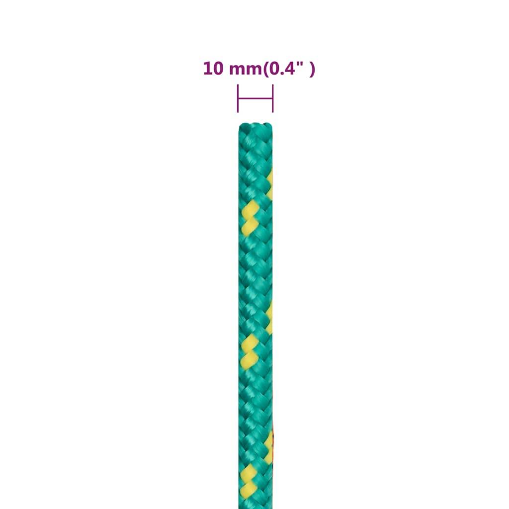 vidaXL Bootsseil Grün 10 mm 500 m Polypropylen