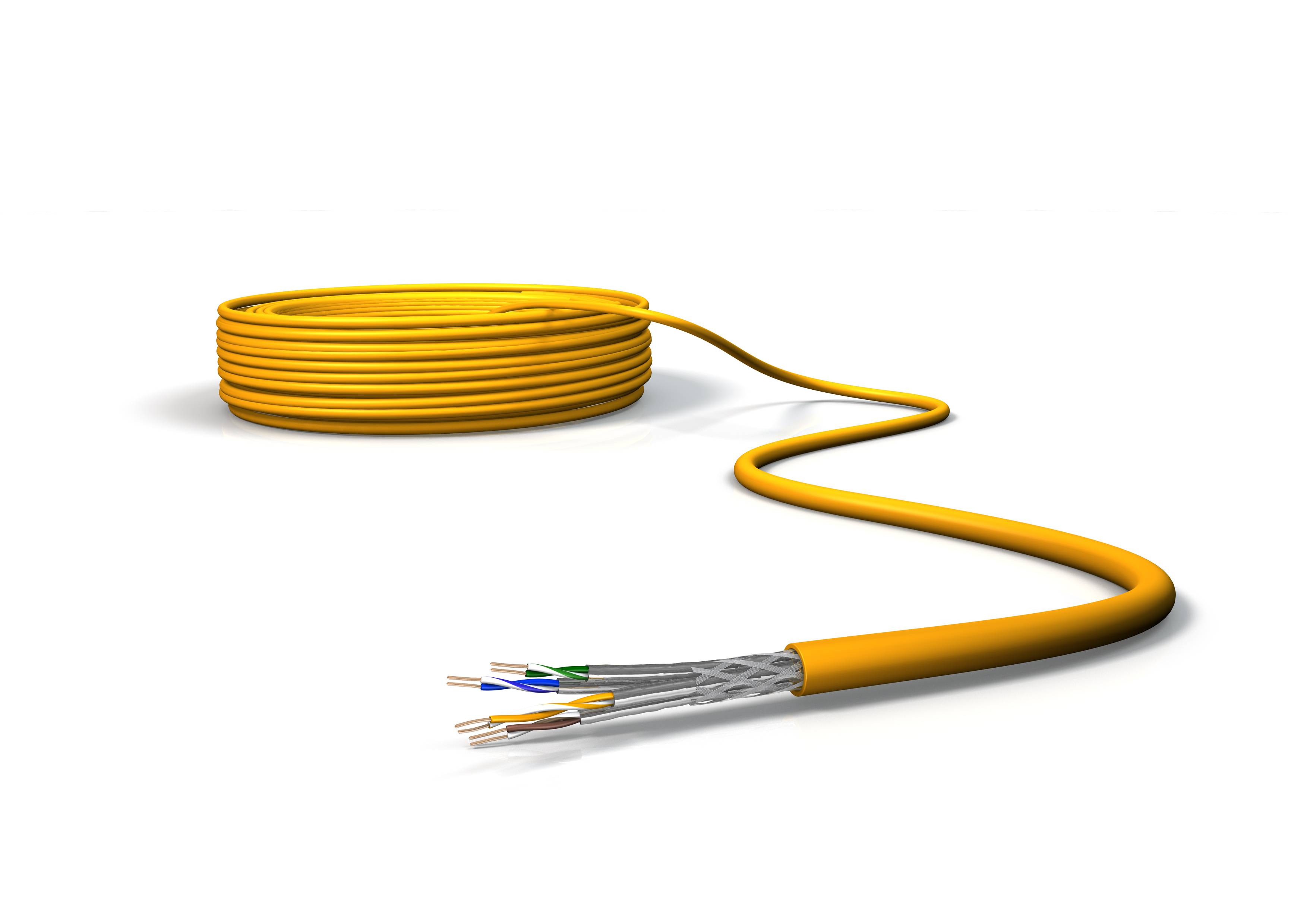 Draka UC1500 HS22 - Bulkkabel - S/FTP - CAT 7a