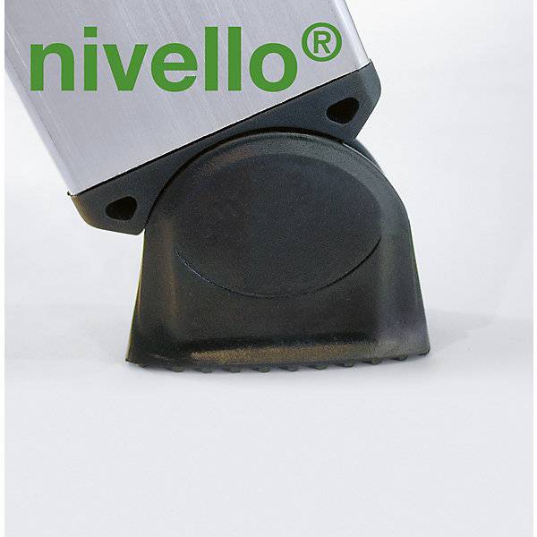 Munk Sprossen-Anlegeleiter mit nivello®-Traverse 12 Sprossen