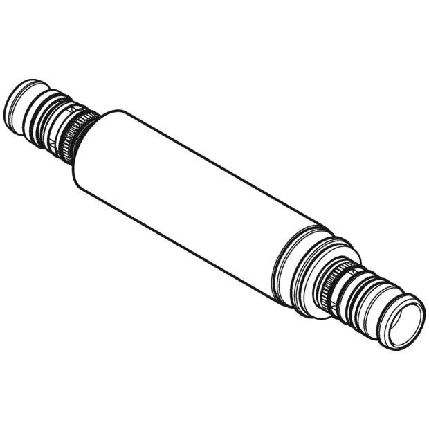 GEBERIT Mepla Langkupplung Rg d40