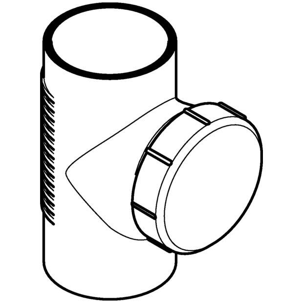 Geberit GE Silent-db20 Putzstück, 45 Gr., d75mm, 1 Stk.