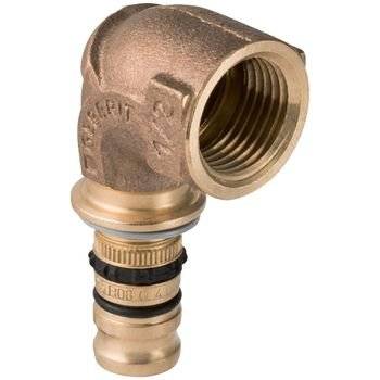 GEBERIT Mepla Übergangsbogen 90Gr mit IG d16-Rp1/2