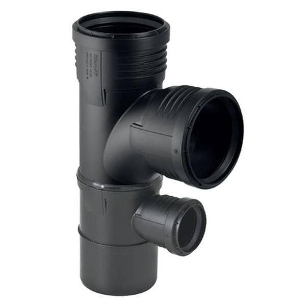 Geberit Silent-PP Kombibogenabzweig 87,5 Grad D 110mm, D1 90mm, D2 50mm