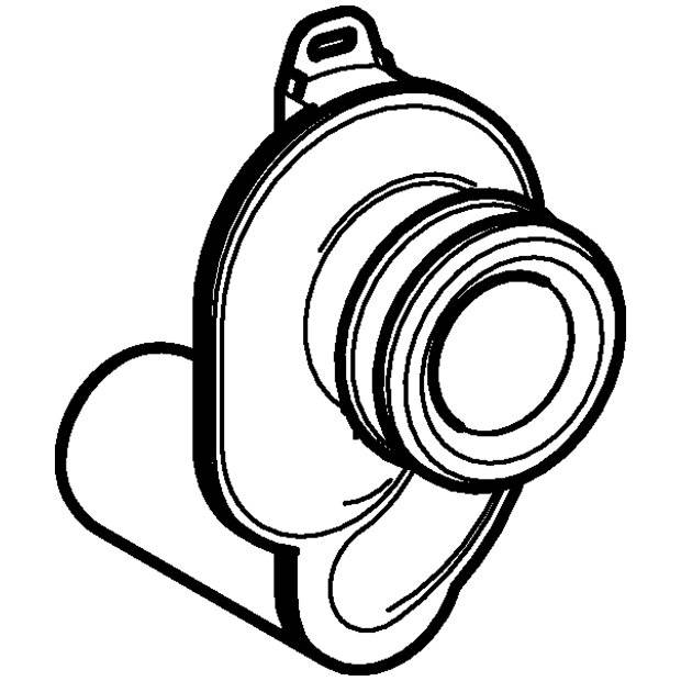 Geberit Urinalgeruchsverschluss Abgang horizontal Außendurchmesser 50mm, Alpinweiß