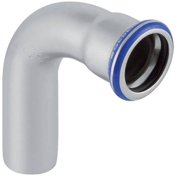 GEBERIT Mapress Edelstahl Bogen 90Gr d54 mit Einschubende