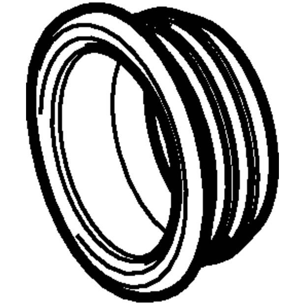 Geberit Manschette, d 32mm, d1 58mm, Schwarz