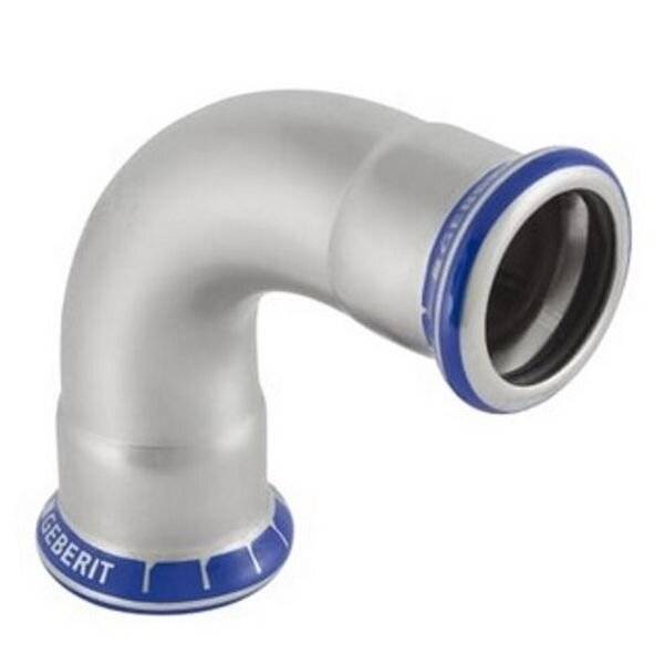 Geberit Bogen Mapress, 90 Grad, 35mm, CrNiMo-Stahl 1.4401, Edelstahl, 31106