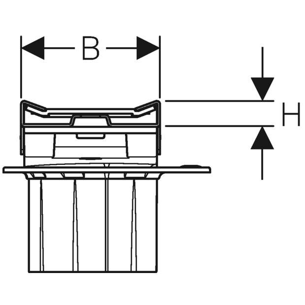 Geberit CleanLine 20 Duschrinne, Länge 30-130cm, Edelstahl elektropoliert, gebürstet
