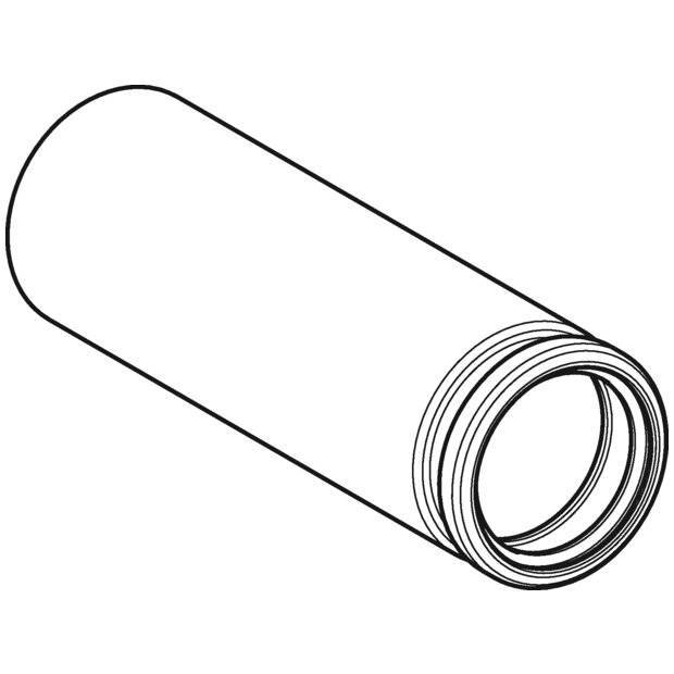 Geberit PE Anschlussstutzen mit Steckmuffe, für Wand-WC Außendurchmesser 110mm